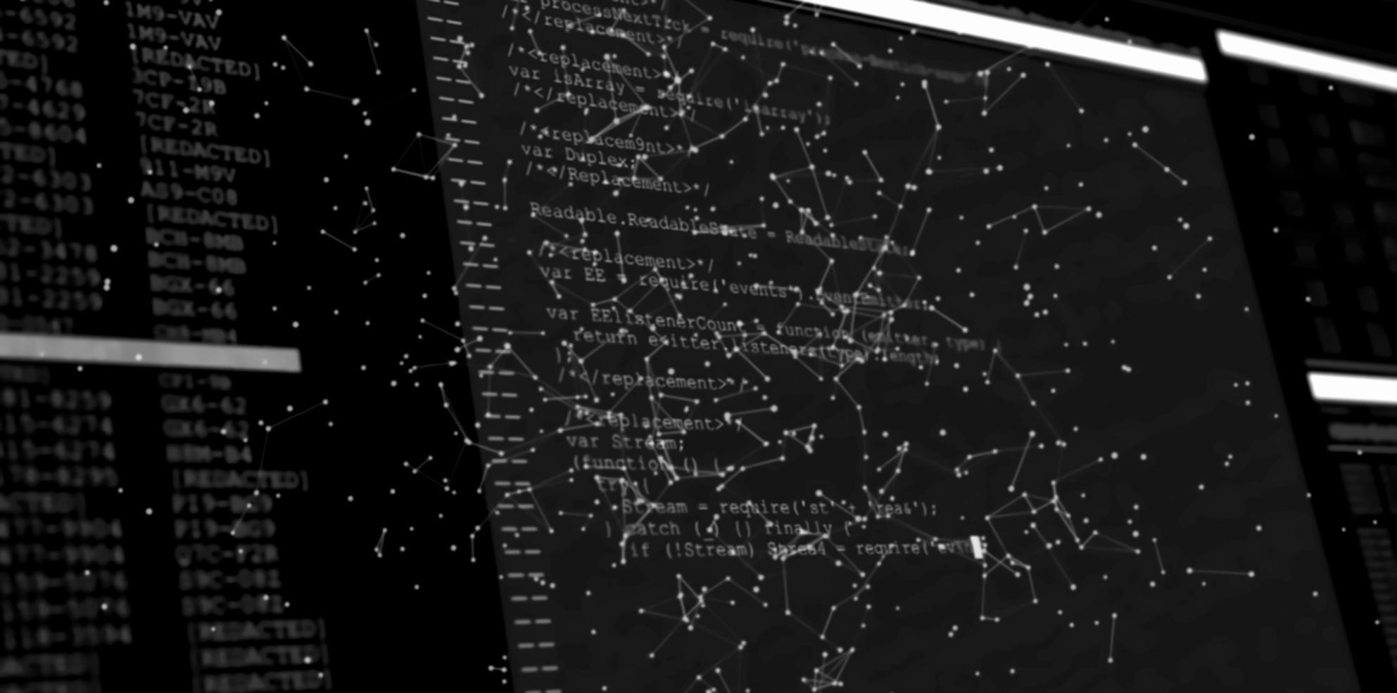 Ambiente di sviluppo con codice JavaScript per giochi mobile, setup di sviluppo moderno con multiple finestre di codice aperte